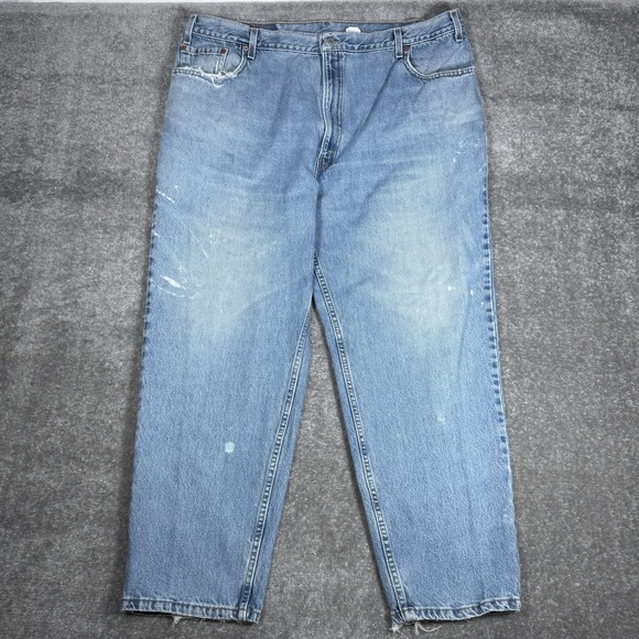 Vintage Levi's 560 Jeans Mens 46x30‎ (Fits 43x30) Blue Loose Fit Tapered Leg USA - Picture 1 of 11